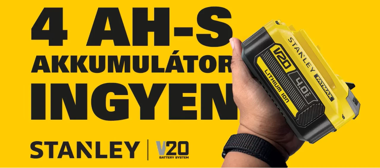 Stanley ajándék akku HU 202603