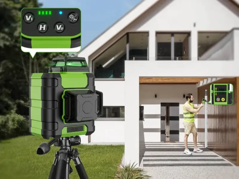 szintező lézer kültéren