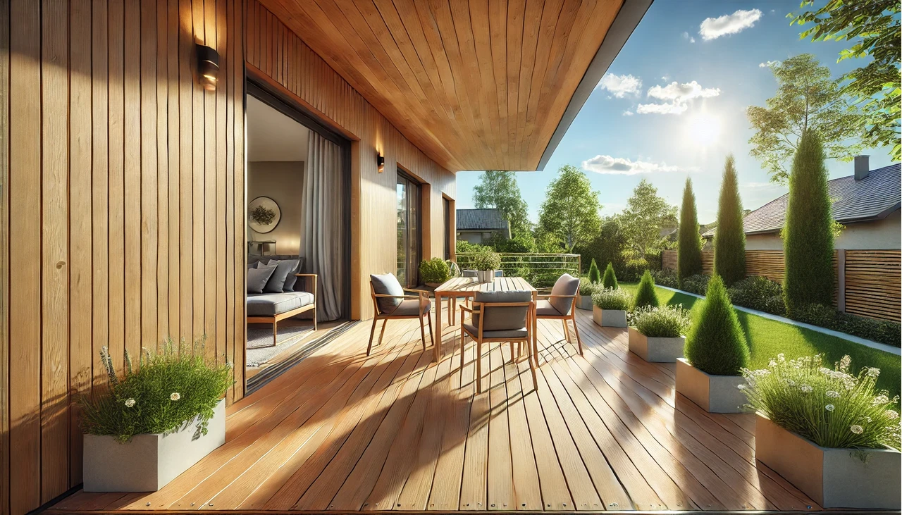 terasz fa deszkából