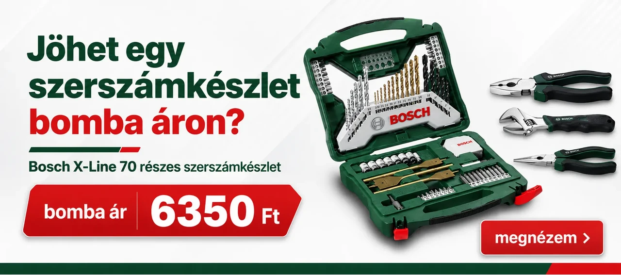 Bosch szerszámkészlet 70 részes X-Line