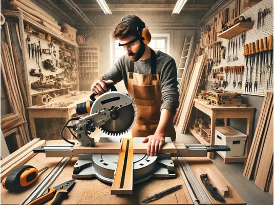 fejező fűrész azaz gérvágó használat