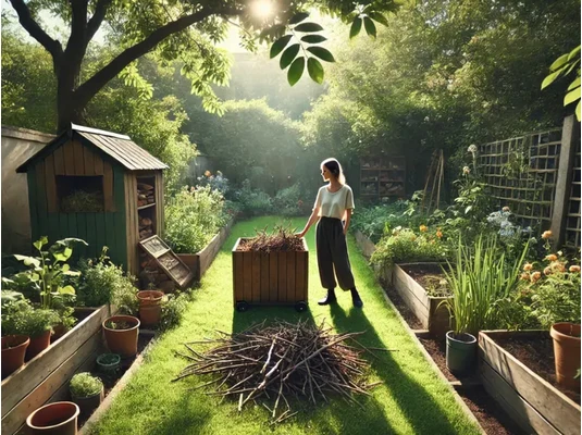 komposztálás a kertben