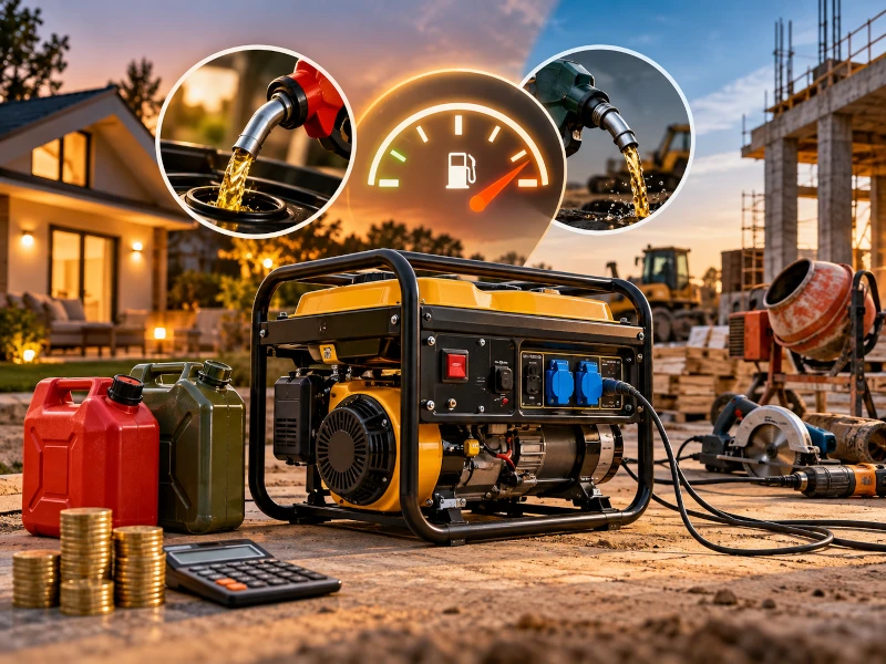 Generator de curent si consumul de combustibil