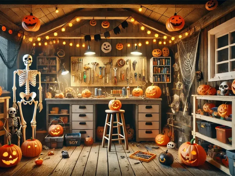 halloween dekoráció barkács