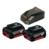 Bosch 2 x GBA 18V 4 Ah + AL 1860 CV akkumulátor és töltő szett