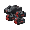 Bosch 3xPC18V8.0Ah+GAL18V-160 akkumulátor és töltő szett