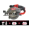 Milwaukee M12 CCS44-0 akkus körfűrész 12 V | Körfűrészlap 140 mm x 20 mm | Vágás max. 44 mm | Szénkefementes | Akku és töltő nélkül | Kartondobozban