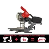 Milwaukee M18 FMS190-0 akkus gérvágó 18 V | Fűrészlap 190 mm x 30 mm | Vágás max. 55,4 x 215,2 mm | Szénkefementes | Akku és töltő nélkül