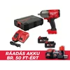 Milwaukee M18 ONEFHIWF12-502X akkus ütvecsavarozó 18 V | 130 Nm/400 Nm/1356 Nm | 1/2 inch | Szénkefementes | 2 x 5 Ah akku + töltõ | Heavy Duty kofferben