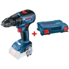 Bosch GSR 18V-50 akkus fúrócsavarozó tokmányos 18 V | 28 Nm/50 Nm | Szénkefementes | Akku és töltő nélkül | Ajándék kofferrel