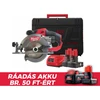 Milwaukee M12CCS44-402C akkus körfűrész 12 V | Körfűrészlap 140 mm x 20 mm | Vágás max. 44 mm | Szénkefementes | 2 x 4 Ah akku + töltő | Kofferben