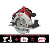 Milwaukee M18BLCS66-0 akkus körfűrész 18 V | Körfűrészlap 190 mm x 30 mm | Vágás max. 66 mm | Szénkefementes | Akku és töltő nélkül | Kartondobozban