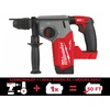 Milwaukee M18FHX-0 akkus fúró-vésőkalapács 18 V | 2,5 J | Betonban 26 mm | 3,4 kg | Szénkefementes | Akku és töltő nélkül | Kartondobozban