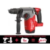 Milwaukee M18FH-0 akkus fúró-vésőkalapács 18 V | 2,5 J | Betonban 26 mm | 3,2 kg | Szénkefementes | Akku és töltő nélkül | Kartondobozban