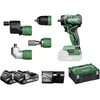 HiKOKI DS18DDQWRZ akkus fúrócsavarozó tokmányos 2 x 2.0 Ah+ töltő, 26/55 Nm, 1,3 kg, HSC