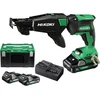 HiKOKI W18DAWCZ akkus csavarbehajtó mélységütközővel 2 x 4.0 Ah + töltő, 1,6 kg, HSC, csavartár