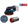Bosch EXEX18V-150-5 akkus excentercsiszoló 18 V | 150 mm | Szénkefementes | Akku és töltő nélkül | Kartondobozban Bosch EXEX18V-150-5 akkus excentercsiszoló 18 V | 150 mm | Szénkefementes | Akku és töltő nélkül | Kartondobozban