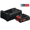 Bosch EXPERT akkumulátor és töltő szett 18 V | 4 Ah