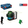 Bosch EXLL18V-120-33CG Zöld vonallézer Hatósugár: 0 - 35 m | Akku és töltő nélkül | L-Boxx-ban