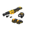 DeWalt DCF500L2G-QW akkus racsnis csavarkulcs 12 V | 1/4 inch | 75 Nm | Szénkefementes | 2 x 3 Ah akku + töltõ | Kartondobozban