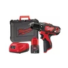 Milwaukee M12 BDD-201C akkus fúrócsavarozó tokmányos 12 V | 30 Nm | Szénkefés | 1 x 2 Ah akku + töltő | Kofferben