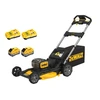 DeWalt DCMWP134W2-QW akkus fûnyíró 2 x 18 V | 480 mm | 800 m<sup>2</sup> | Szénkefementes | 2 x 8 Ah akku + töltõ
