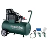 Metabo Basic 250-50 W elektromos dugattyús kompresszor Beszívott levegő: 250 l/perc | 50 l | 8 bar | 230 V Metabo Basic 250-50 W elektromos dugattyús kompresszor Beszívott levegő: 250 l/perc | 50 l | 8 bar | 230 V
