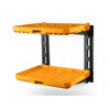 Toughbuilt StackTech 2 polcos fali tartó tárolórendszerhez Toughbuilt StackTech 2 polcos fali tartó tárolórendszerhez