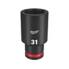 Milwaukee hosszú gépi dugókulcs 1/2 inch, 31 mm