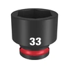 Milwaukee rövid gépi dugókulcs 1/2 inch, 33 mm