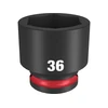 Milwaukee rövid gépi dugókulcs 1/2 inch, 36 mm
