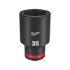 Milwaukee hosszú gépi dugókulcs 1/2 inch, 35 mm