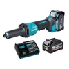 Makita GD002GU201 akkus egyenes csiszoló 40 V | 6 mm | Szénkefementes | 2 x 4 Ah akku + töltő | MakPac-ban Makita GD002GU201 akkus egyenes csiszoló 40 V | 6 mm | Szénkefementes | 2 x 4 Ah akku + töltő | MakPac-ban