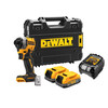 DeWalt DCF850E2T-QW akkus ütvecsavarozó bitbefogással 18 V | 206 Nm | 1/4 bit | Szénkefementes | 2 x 1,7 Ah akku + töltõ | TSTAK kofferben