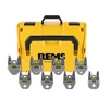 Rems préspofa készlet Standard | 1/4 inch, 3/8 inch, 1/2 inch, 5/8 inch, 3/4 inch, 7/8 inch, 1 inch, 1.1/8 inch | Lágy rézcső (B) | 8 db Rems préspofa készlet Standard | 1/4 inch, 3/8 inch, 1/2 inch, 5/8 inch, 3/4 inch, 7/8 inch, 1 inch, 1.1/8 inch | Lágy rézcső (B) | 8 db