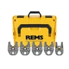 Rems Mini M préspofa készlet Compact | 15 mm, 18 mm, 22 mm, 28 mm, 35 mm | Szénacél - Inox cső (M) | 5 db