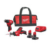 Milwaukee M12BLPP2A-402B akkus gép szett