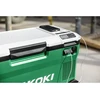 Kép: Akkus huto-futo tarolo 18V 24L -18C 60C 2 zonas USB-AC toltes 12V kimenet LED vilagitas halozatiautosakkus mukodes fogantyu kerekek akku es tolto nelkul 2 akkumulator hely.webp