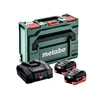 Metabo akkumulátor és töltő szett 2 x LiHD 10 Ah + ASC 290