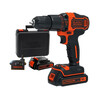 Black+Decker BDCDC18KB-QW akkus fúrócsavarozó tokmányos 18 V | 30 Nm | Szénkefementes | 2 x 1,5 Ah akku | Kofferben Black+Decker BDCDC18KB-QW akkus fúrócsavarozó tokmányos 18 V | 30 Nm | Szénkefementes | 2 x 1,5 Ah akku | Kofferben