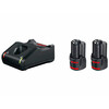 Bosch 2 x GBA 12V 3,0Ah+GAL 12V-40 akkumulátor és töltő szett Bosch 2 x GBA 12V 3,0Ah+GAL 12V-40 akkumulátor és töltő szett
