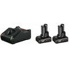 Bosch 2 x GBA 12V 6.0Ah akkumulátor + GAL 12V-40 gyorstöltő Bosch