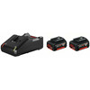 Bosch 2 x GBA 18V 4.0Ah akkumulátor + GAL 18V-40 akkumulátortöltő Bosch