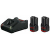 Bosch 2x GBA 12V 2.0 Ah akkumulátor + GAL 12V-40 gyorstöltő Bosch GBA 12V 2.0 Ah