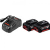 Bosch 2x GBA 18 V 5 Ah akkumulátor + GAL 1880 CV töltő Bosch GBA 18 V 5 Ah