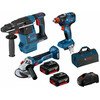 Bosch GBH18V26+GDX18V200+GWS18V10 gépcsomag Bosch GBH18V26+GDX18V200+GWS18V10 gépcsomag