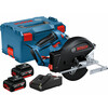 Bosch GKM 18V-50 akkus körfűrész; 2 x 5 Ah; L-Boxx-ban Bosch GKM 18V-50 akkus körfűrész; 2 x 5 Ah; L-Boxx-ban