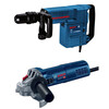 Bosch GSH 11 E vésőkalapács + Bosch GWS 9-125 sarokcsiszoló Bosch