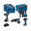 Bosch GSR+GDX+GBH+GSA gépcsomag + 18V 1x4.0Ah, 2x 5.5Ah Bosch GSR+GDX+GBH+GSA gépcsomag + 18V 1x4.0Ah, 2x 5.5Ah