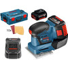 Bosch GSS 18V-10 akkus rezgőcsiszoló L-Boxxban Bosch GSS 18V-10
